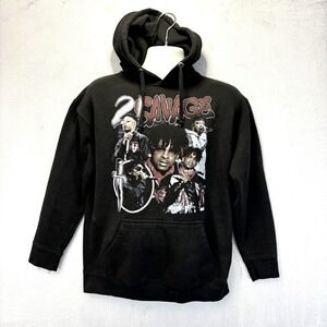 RARE 21 Savage American Dream Hoodie Sweatshirt Mens Medium Streetwear Hip Hop